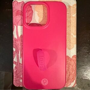Loopy case for iPhone 14 Pro Max in Neon Magenta